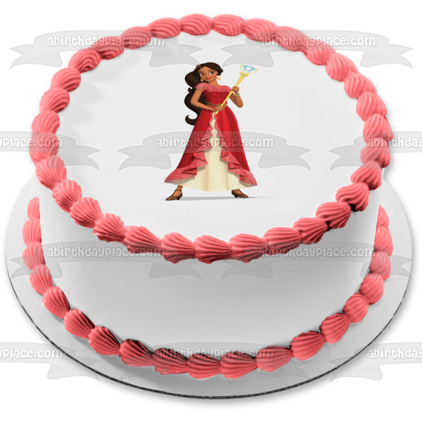 Disney Elena of Avalor Scepter Edible Cake Topper Image ABPID11510