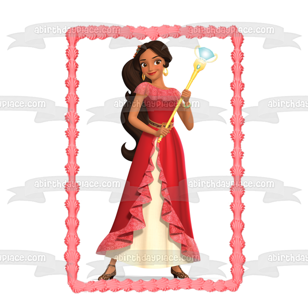 Disney Elena of Avalor Scepter Edible Cake Topper Image ABPID11510