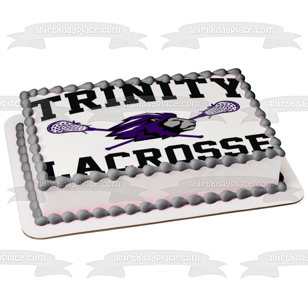 Imagen comestible para tarta con logotipo de Trinity Lacrosse de la Universidad Penn State ABPID11320 