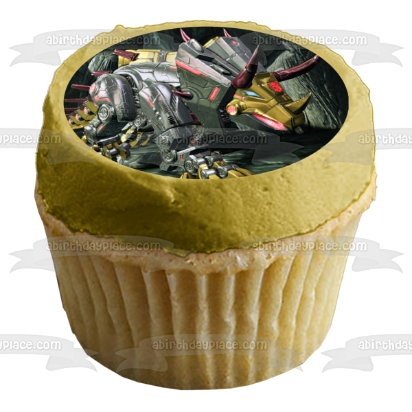 Transformers Rise of the Dark Spark Triceratops Dinobot Edible Cake Topper Image ABPID11539