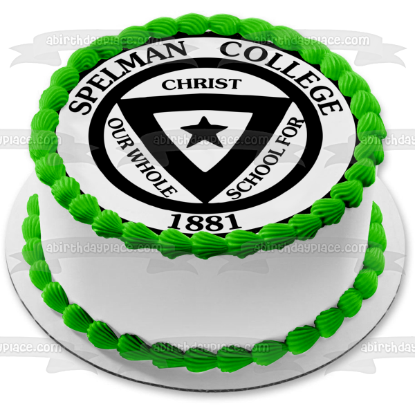 Spelman College 1881 Christ Our Whole School for Logo - Decoración comestible para tarta con imagen ABPID11351 