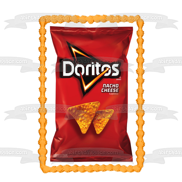 Doritos Bag Edible Cake Topper Image ABPID11551