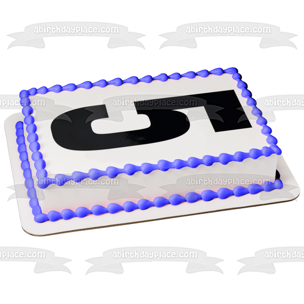 Black Number 5 Edible Cake Topper Image ABPID11388