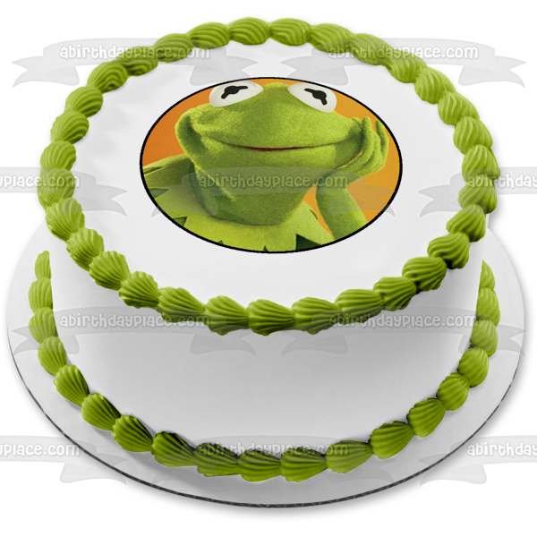 Imagen comestible para decoración de tartas de Los Muppets, Disney, la rana Kermit, ABPID12004 