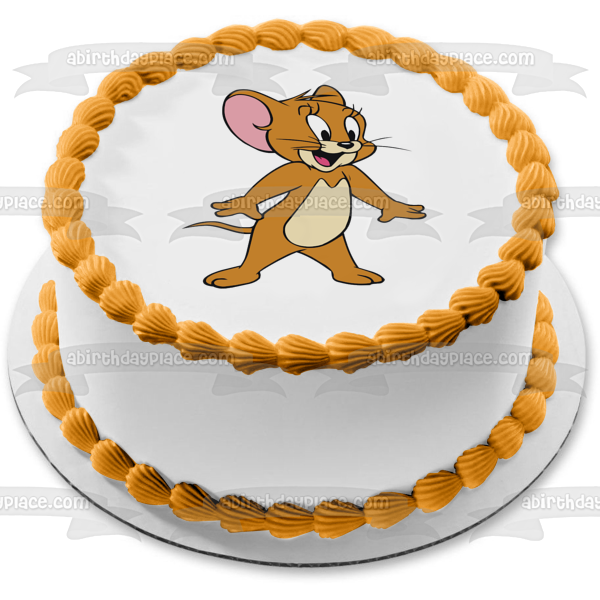 Imagen comestible para decoración de tarta de Tom y Jerry Mouse ABPID12010 