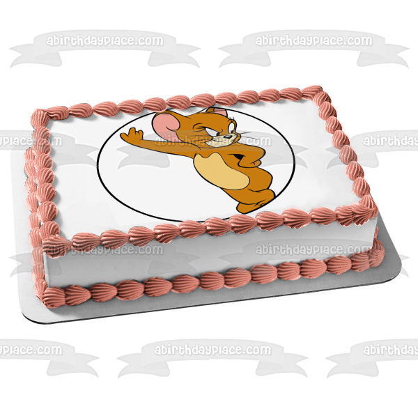 Tom and Jerry Mouse Edible Cake Topper Image ABPID12024