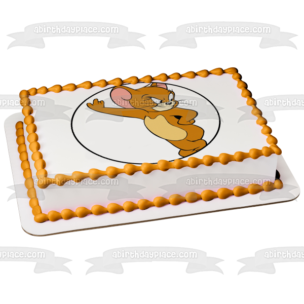 Tom and Jerry Mouse Edible Cake Topper Image ABPID12024