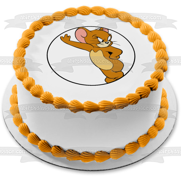 Tom and Jerry Mouse Edible Cake Topper Image ABPID12024