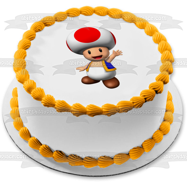 Imagen comestible para tarta de Super Mario Brothers Toad Man ABPID12039 