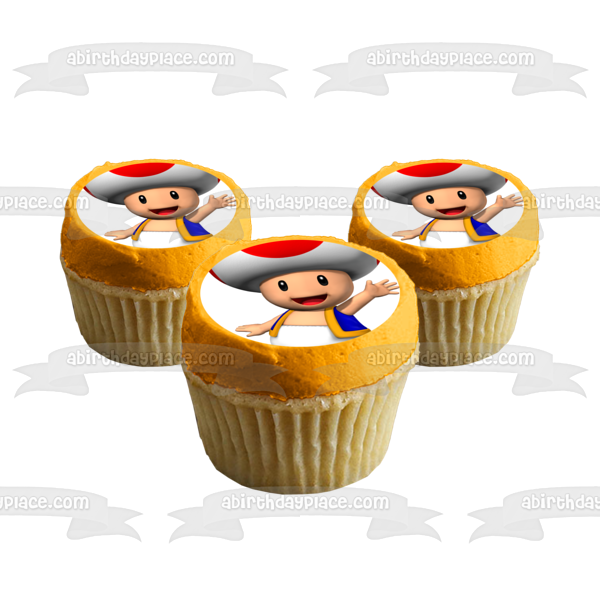 Imagen comestible para tarta de Super Mario Brothers Toad Man ABPID12039 