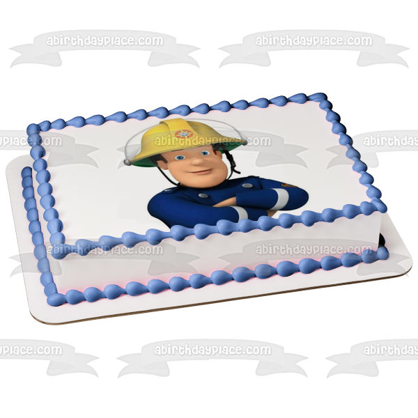 Fireman Sam Edible Cake Topper Image ABPID12086