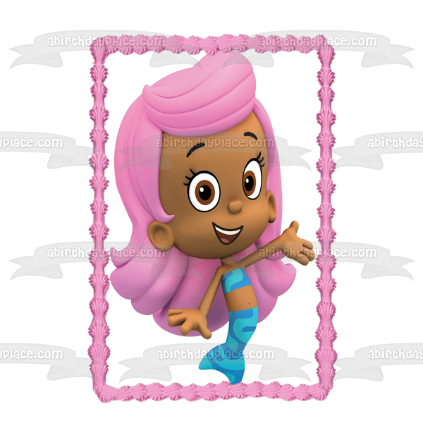 Adorno comestible para tarta Molly de Bubble Guppies, imagen ABPID12100 