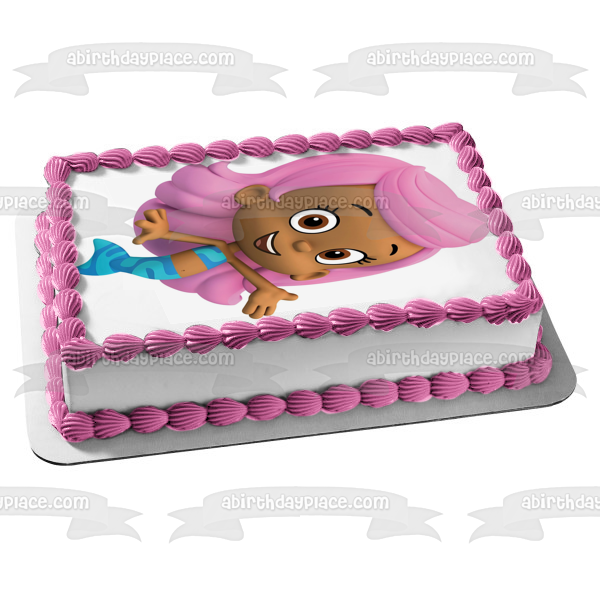 Adorno comestible para tarta Molly de Bubble Guppies, imagen ABPID12100 