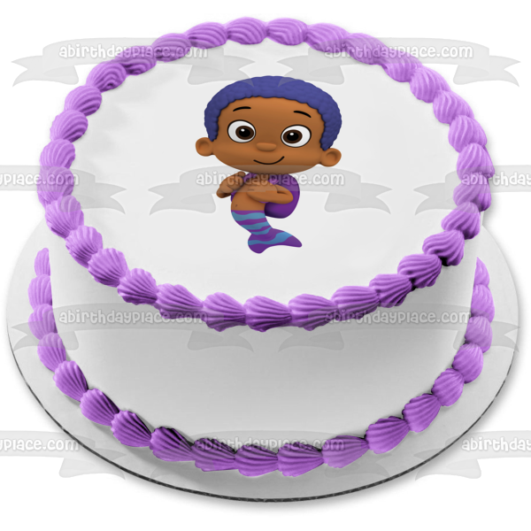 Bubble Guppies Goby Edible Cake Topper Image ABPID12101