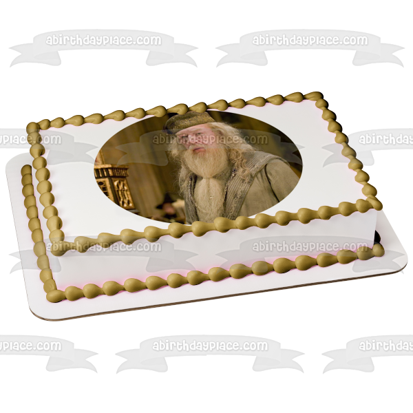 Adorno comestible para tarta con el profesor Albus Dumbledore de Harry Potter, imagen ABPID11873 