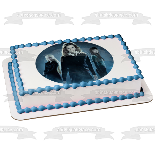 Adorno comestible para tarta de Harry Potter Hermione Cho Chang Luna Lovegood Imagen ABPID11874 