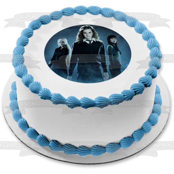 Adorno comestible para tarta de Harry Potter Hermione Cho Chang Luna Lovegood Imagen ABPID11874 