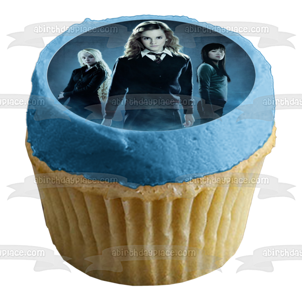 Adorno comestible para tarta de Harry Potter Hermione Cho Chang Luna Lovegood Imagen ABPID11874 