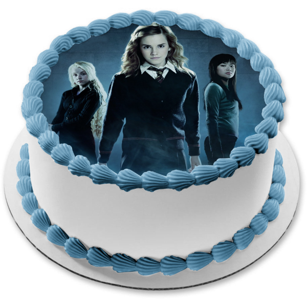 Adorno comestible para tarta de Harry Potter Hermione Cho Chang Luna Lovegood Imagen ABPID11874 