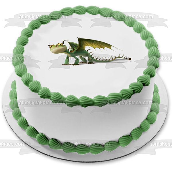 Cómo entrenar a tu dragón Terrible Terror Dragon Edible Cake Topper Imagen ABPID12166 