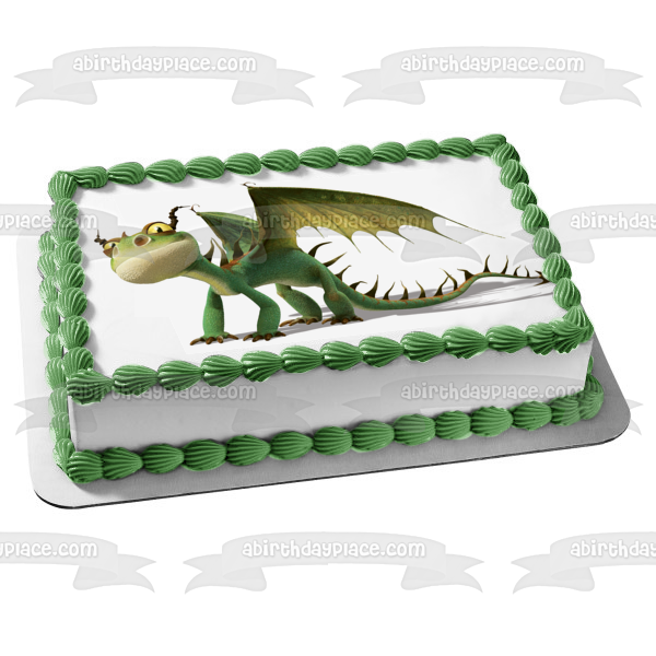 Cómo entrenar a tu dragón Terrible Terror Dragon Edible Cake Topper Imagen ABPID12166 