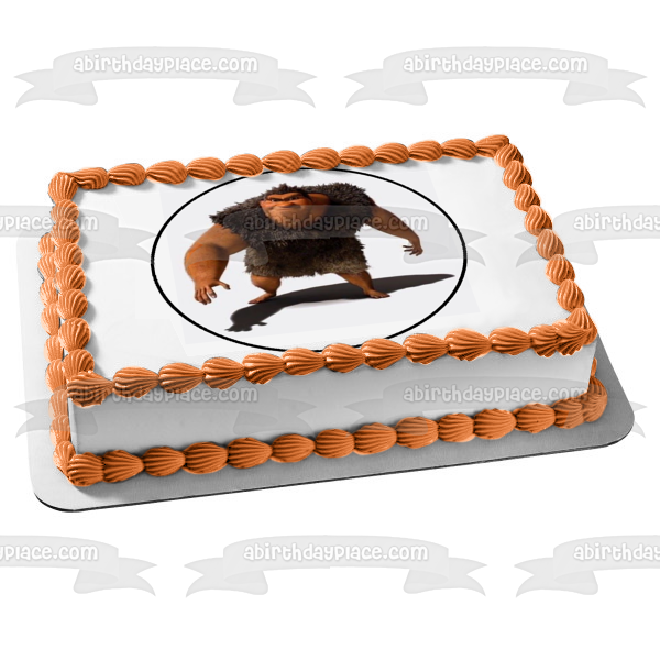 Imagen comestible para decoración de tarta de Los Croods Grug ABPID11897 