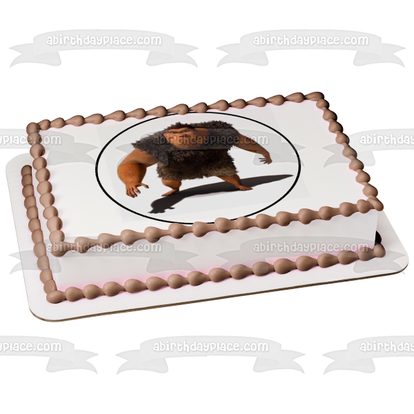 Imagen comestible para decoración de tarta de Los Croods Grug ABPID11897 