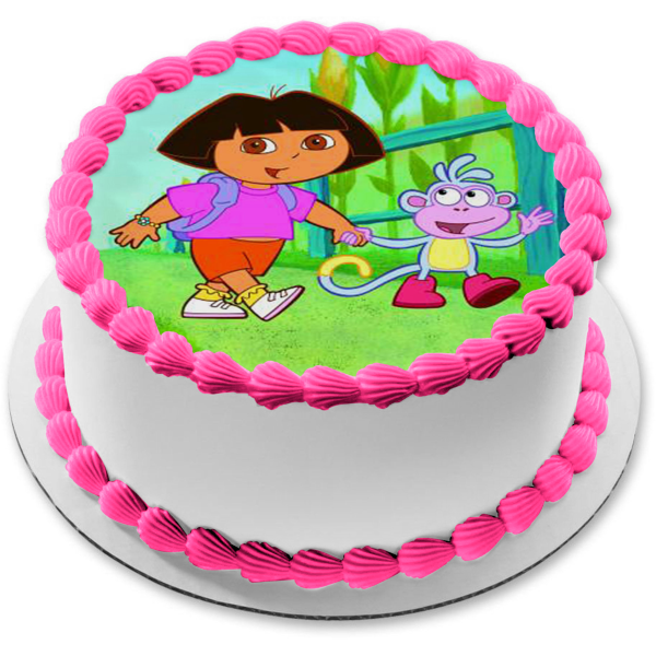 Dora Cake Design Images (Dora Birthday Cake Ideas) | Dora cake, Animal cakes,  Dora birthday cake