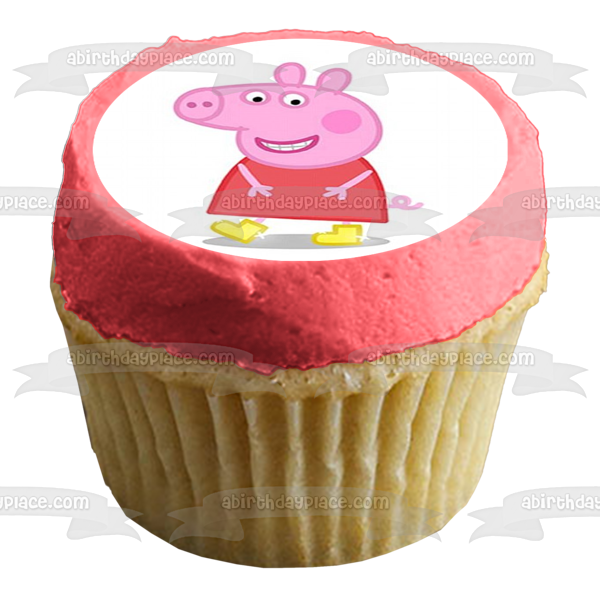 Peppa Pig Edible Cake Topper Image ABPID12350