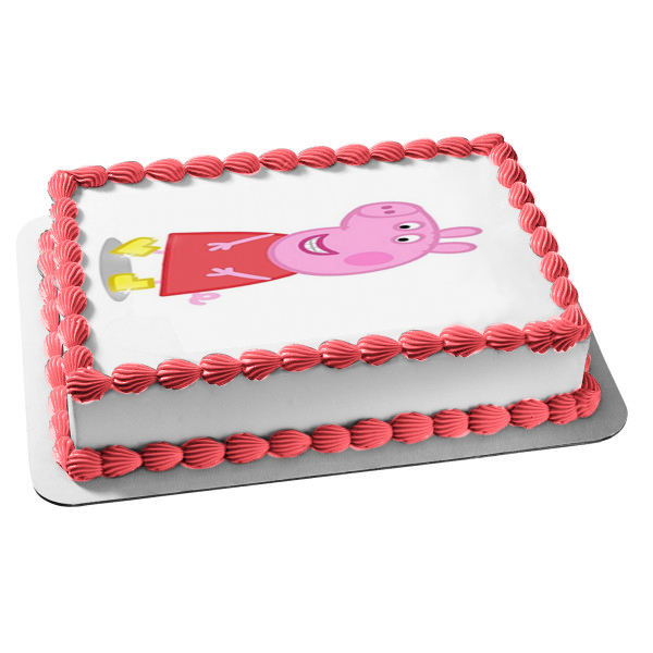 Peppa Pig Edible Cake Topper Image ABPID12350