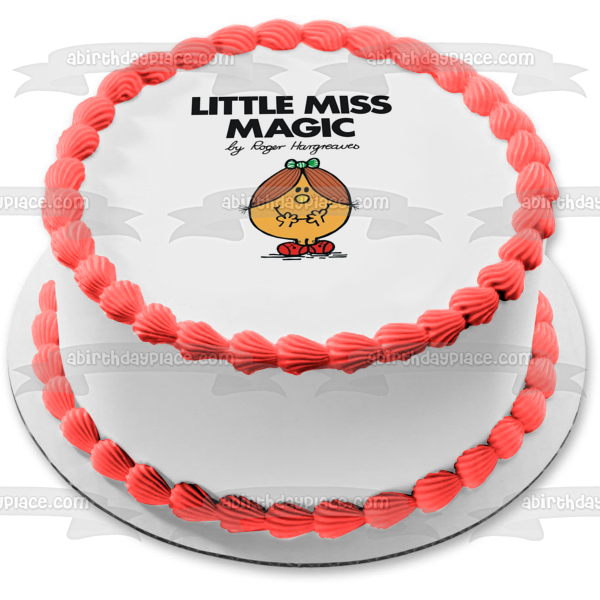 Adorno comestible para tarta Mr. Men Little Miss Magic, imagen ABPID12223 