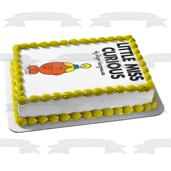 Imagen de decoración comestible para tarta Mr. Men Little Miss Curious ABPID12224 