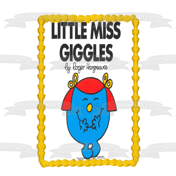 Imagen de decoración comestible para tarta Mr. Men Little Miss Giggles ABPID12226 