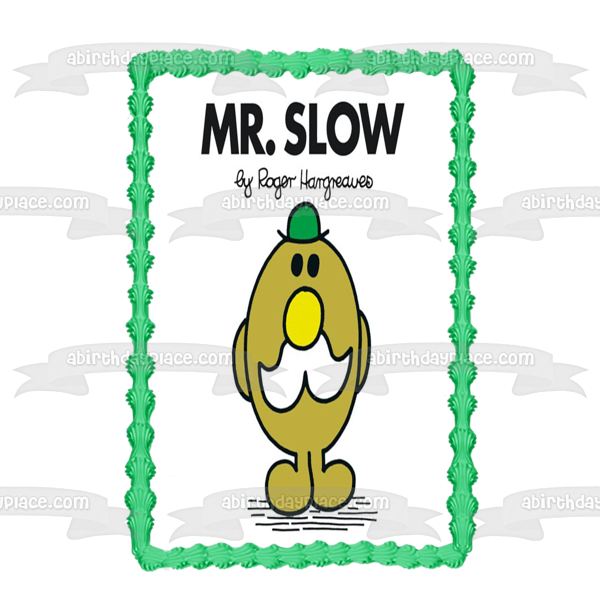 Imagen comestible para decoración de tarta Mr. Men Mr.Slow ABPID12227 