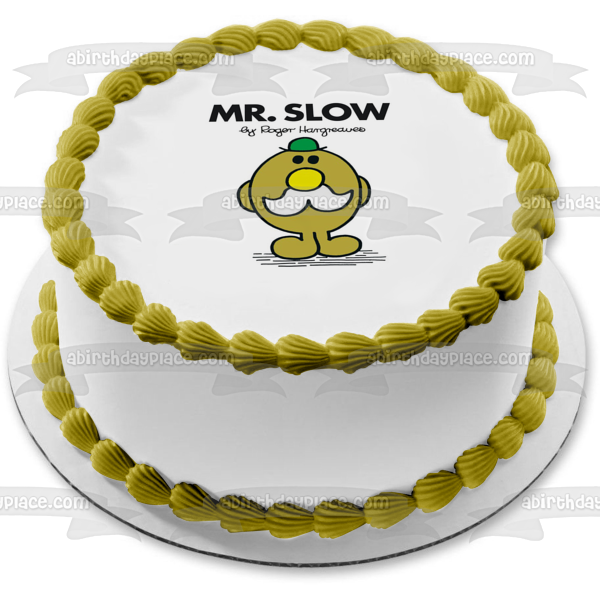 Imagen comestible para decoración de tarta Mr. Men Mr.Slow ABPID12227 