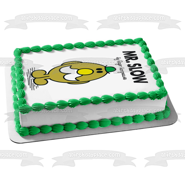 Imagen comestible para decoración de tarta Mr. Men Mr.Slow ABPID12227 