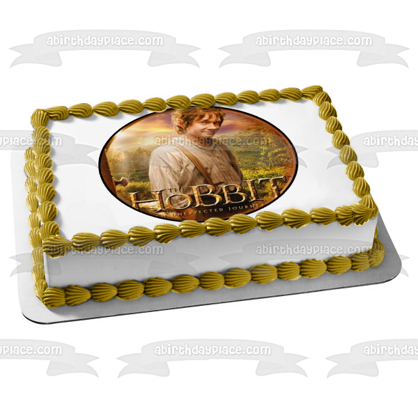 The Hobbit Bilbo Baggins Edible Cake Topper Image ABPID12247