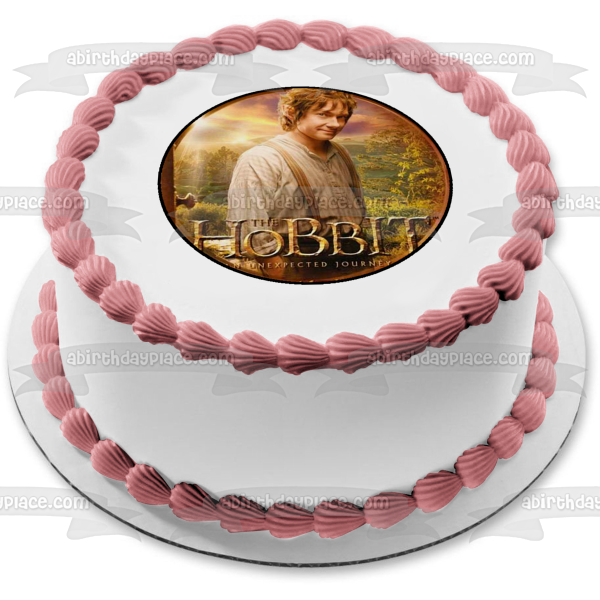 The Hobbit Bilbo Baggins Edible Cake Topper Image ABPID12247