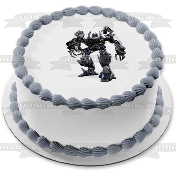 Imagen de decoración comestible para tarta de barricada de Transformers ABPID12602 