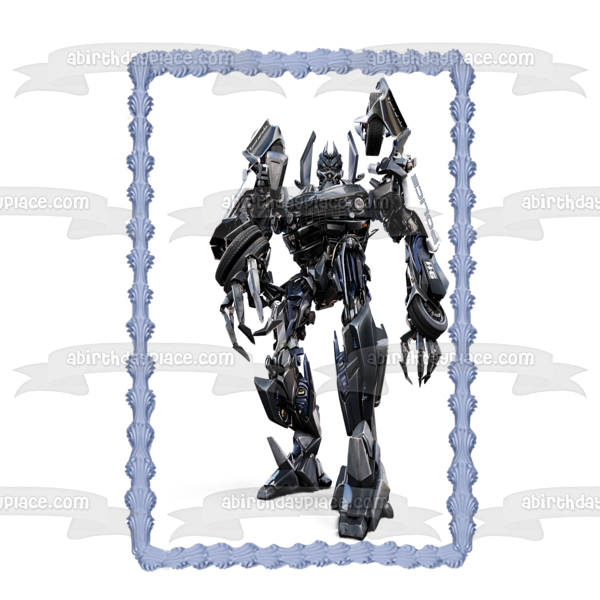 Imagen de decoración comestible para tarta de barricada de Transformers ABPID12602 