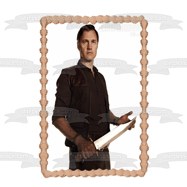 The Walking Dead the Governor Edible Cake Topper Image ABPID12414