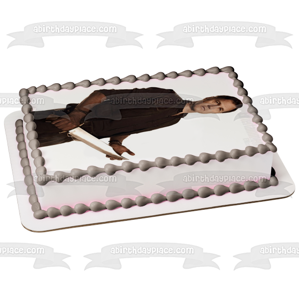 The Walking Dead the Governor Edible Cake Topper Image ABPID12414