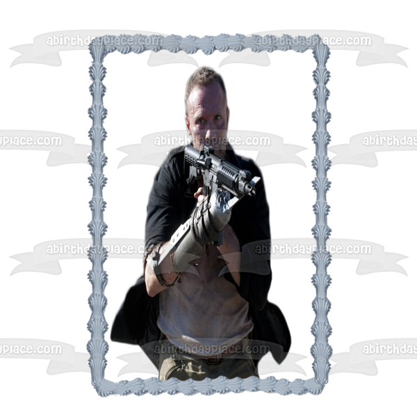 The Walking Dead Merle Dixon Edible Cake Topper Image ABPID12415