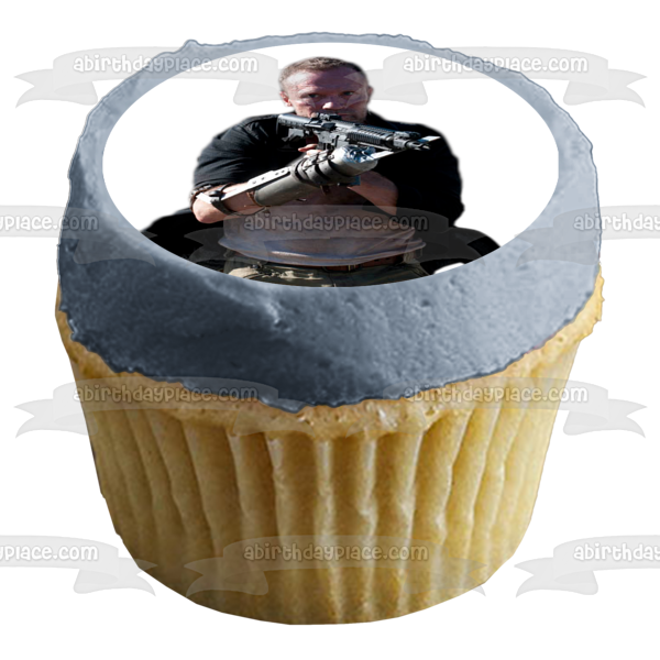 The Walking Dead Merle Dixon Edible Cake Topper Image ABPID12415