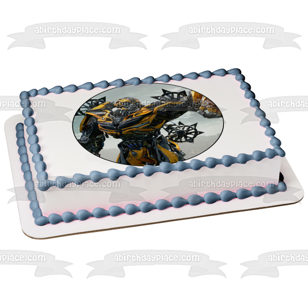 Transformers Bumblebee Edible Cake Topper Image ABPID12620