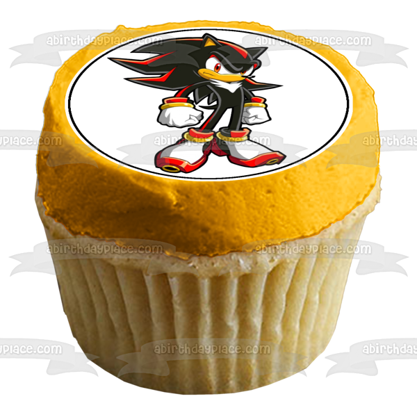 Imagen comestible para decoración de tarta de Sonic the Hedgehog Shadow the Hedgehog ABPID12422 