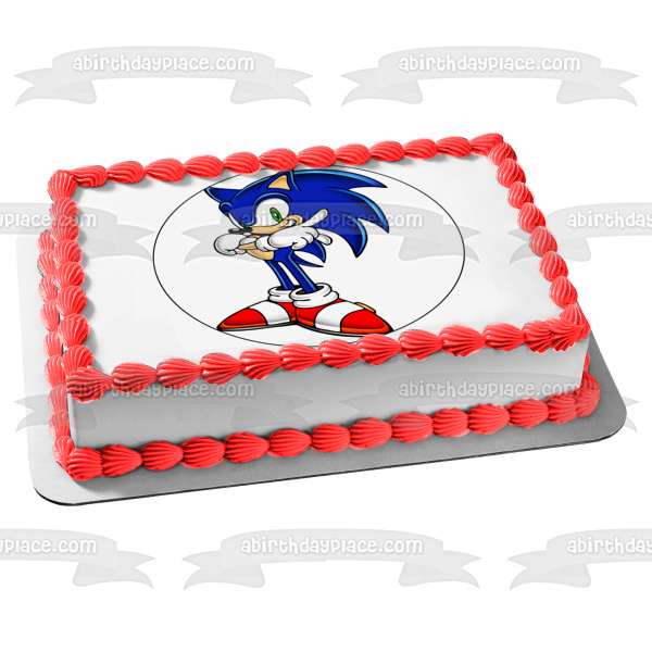 Imagen comestible para decoración de tarta de Sonic the Hedgehog ABPID12423 