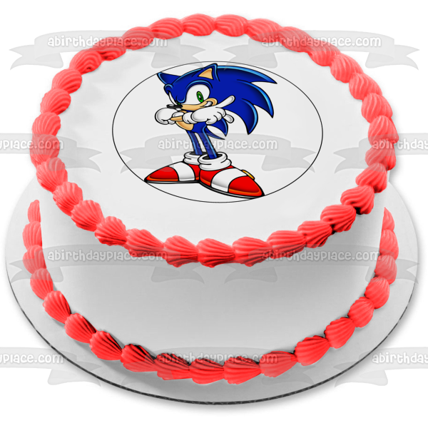 Imagen comestible para decoración de tarta de Sonic the Hedgehog ABPID12423 