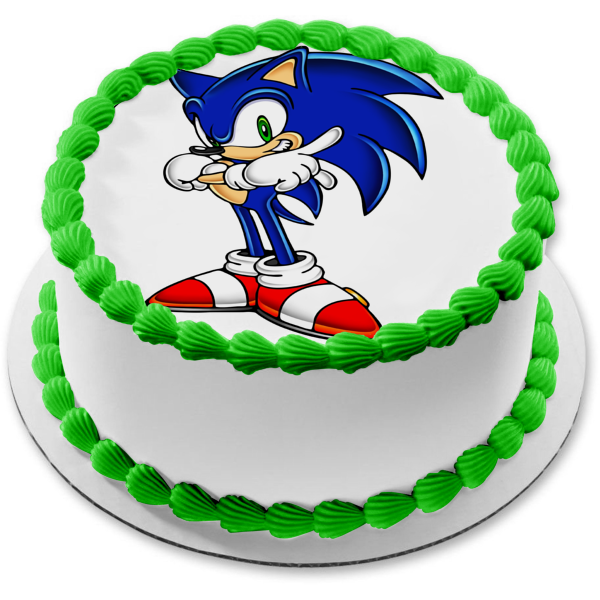 Imagen comestible para decoración de tarta de Sonic the Hedgehog ABPID12423 