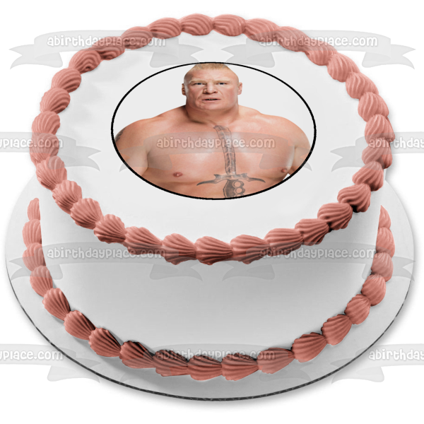 Imagen comestible para tarta de WWE World Wrestling Entertainment Brock Lesnar ABPID12474 